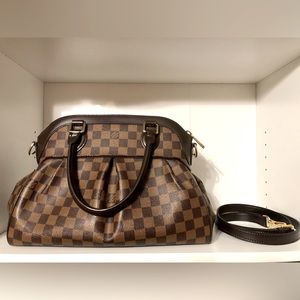 Authentic Louis Vuitton Trevi PM Damier Ebene